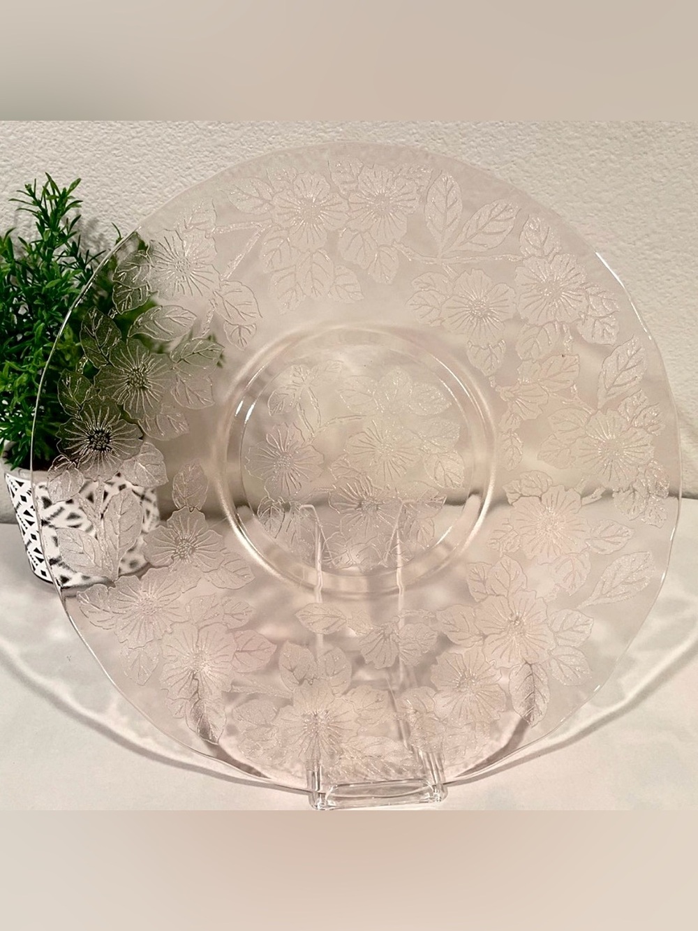 MacBeth-Evans “Dogwood” “Apple Blossom” Pattern Serving Plate | 12” | EUC
